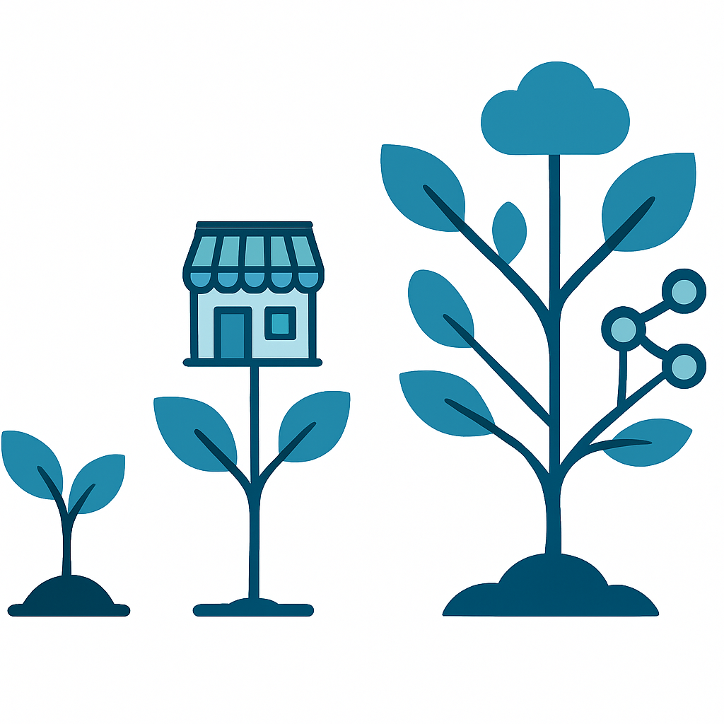 Business owner planning growth with reliable IT infrastructure