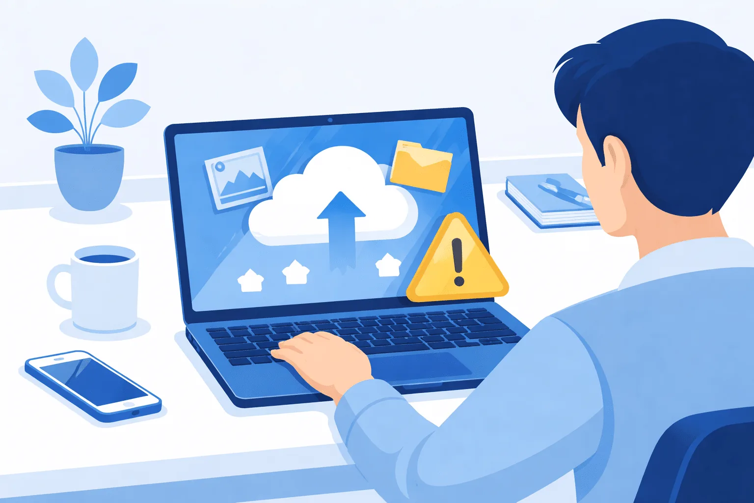 employee using personal cloud storage highlighting shadow IT acceptable use policy risks